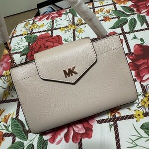 Michael Kors Cream Crossbody Bag